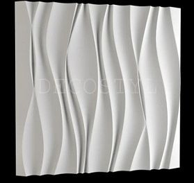 Гипсовая 3D панель DecoStyl Мягкий шелк (025)